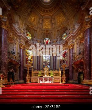 Intérieur de la cathédrale de Berlin - Berlin, Allemagne Banque D'Images