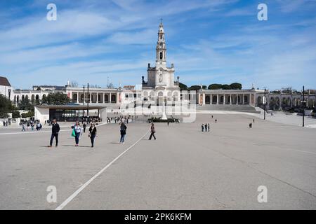 Basilique notre-Dame du Rosaire, Basilique du Rosaire, Sanctuaire, Santuario de Fatima, Sanctuaire de Fatima, Fatima, Ourem, Santarem, Portugal Banque D'Images