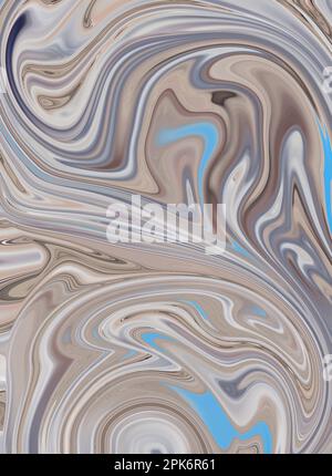 art de marbre arrière-plan abstrait liquide avec traces de peinture à l'huile et aquarelle Banque D'Images