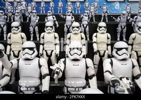 Lord Vader et Stormtroopers Banque D'Images