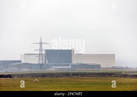 Centrale nucléaire de Dounreay, sur la côte nord de l'Ecosse à Caithness, Royaume-Uni Banque D'Images