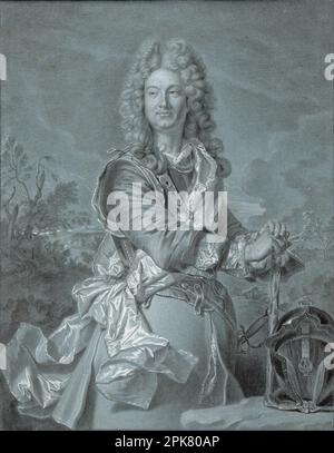 Portrait d'un maréchal de France, vers 1740 vers 1740 par Hyacinthe Rigaud Banque D'Images