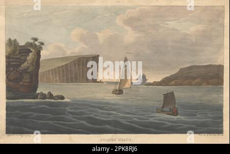 Sydney HeadsEarle, Auguste. Vues en Australie. Sydney : Lithographie d'Earle, 1826 1826 par Augustus Earle Banque D'Images