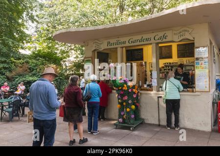 Angleterre, East Sussex, Brighton, le Pavillon Royal, Pavilion Gardens Cafe Banque D'Images