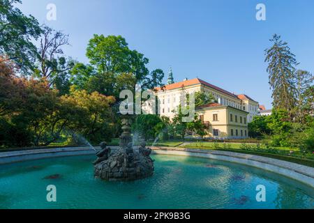 Kromeriz (Kremsier), parc du château de Kromeriz à Zlinsky, région de Zlin, région de Zliner, Tchèque Banque D'Images