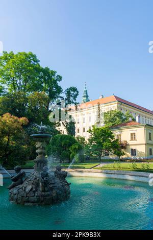 Kromeriz (Kremsier), parc du château de Kromeriz à Zlinsky, région de Zlin, région de Zliner, Tchèque Banque D'Images