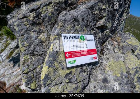 Speikboden, sable à Taufers, province de Bolzano, Tyrol du Sud, Italie. Banque D'Images