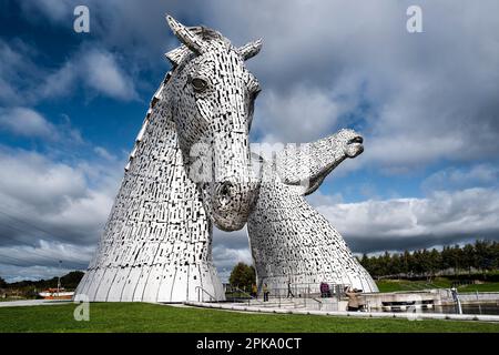 The Kelpies, Écosse, Royaume-Uni, Europe Banque D'Images