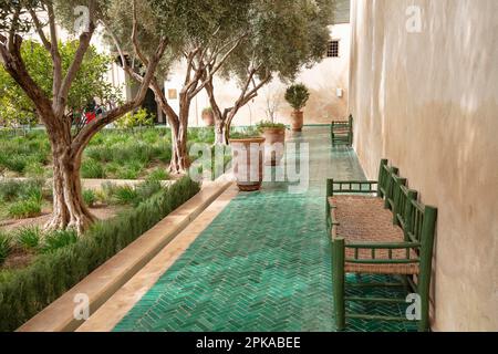 Maroc, Marrakech, jardin secret (le jardin secret) Banque D'Images