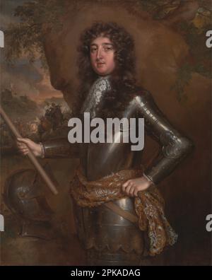 Un homme inconnu, probablement le comte de Derby 9th 1684 par Willem Wissing Banque D'Images