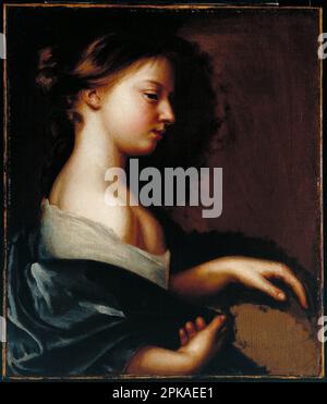 Portrait d'une jeune fille 1681 par Mary Beale Banque D'Images