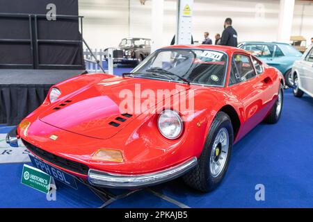 Ferrari Dino au Classic car Show de Londres Banque D'Images