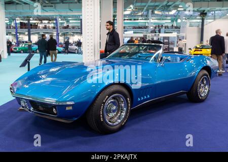 Corvette Stingray Classic car Show Londres, Royaume-Uni Banque D'Images