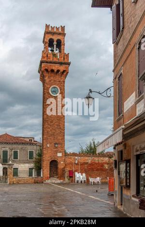 Canal Grande di Murano, île de Venise, Italie Banque D'Images