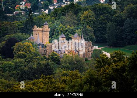 Château du Lion à Bergpark Wilhelmshöhe, Kassel, Hesse, Allemagne Banque D'Images