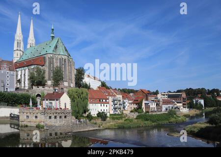 Allemagne, Saxe, Görlitz, St. Église de Pierre Banque D'Images