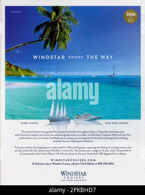 WSJ. Magazine, publication publicitaire de décembre 2022/janvier 2023, États-Unis Banque D'Images