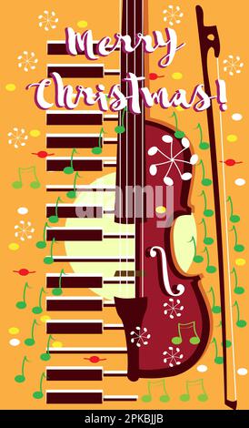 musique de Noël Banque D'Images