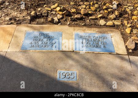 Tupelo, MS - janvier 2023 : le lieu de naissance d'Elvis Presley Banque D'Images