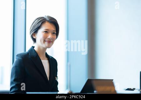 Portraits du personnel de l'hôtel Banque D'Images