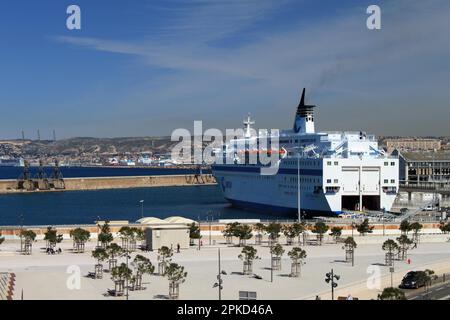 Ferry, bassin de la Grande Joilette, Marseille Europort, Port autonome de Marseille, Port autonome de Marseille, Marseille, France Banque D'Images