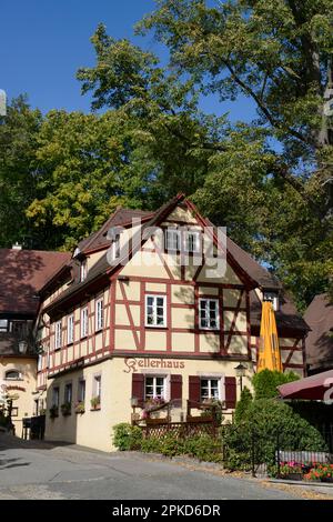 Cave, Schlossberg, Chemnitz, Saxe, Allemagne Banque D'Images