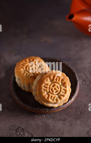 les gâteaux de lune sont un régal pour les vacances Banque D'Images