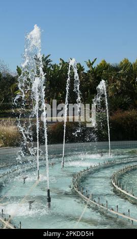 Fontaine dans le parc de la ville Banque D'Images