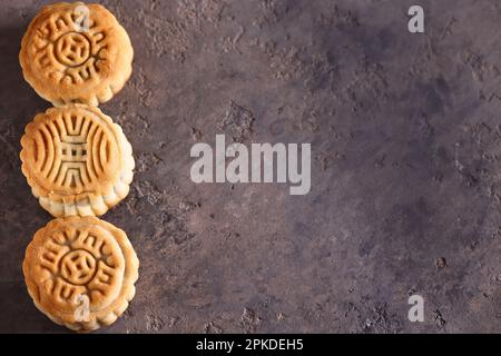 les gâteaux de lune sont un régal pour les vacances Banque D'Images