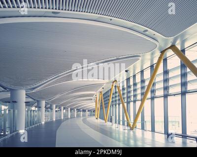 Hall du terminal de l'aéroport Banque D'Images