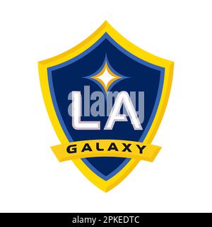 Vinnitsa, Ukraine - 10 janvier 2023: Football américain la Galaxy logo de l'équipe Illustration de Vecteur