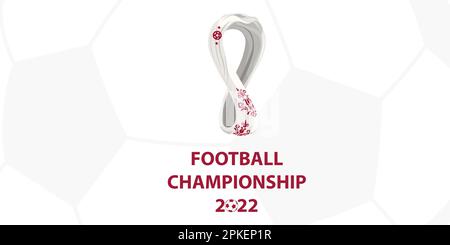 Championnat de football du Qatar 2022 Illustration de Vecteur