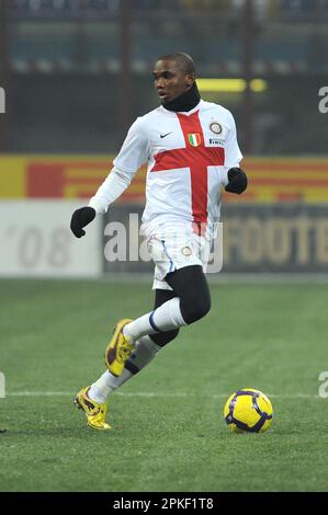 Milan, Italie, 20/12/2009 : Samuel ETO’o pendant le match Inter Lazio Banque D'Images