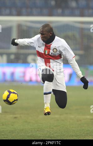 Milan, Italie, 20/12/2009 : Samuel ETO’o pendant le match Inter Lazio Banque D'Images