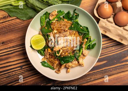 PAD Voir EW porc et légumes, un plat thaïlandais populaire Banque D'Images