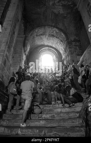 Europe, Italie, Avigliana, Sacra di San Michele. Crédit : Andrea Pinna Banque D'Images