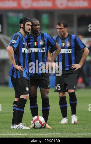 Milan, Italie, 24/03/2010 : Samuel ETO’o pendant le match Inter Atalanta Banque D'Images