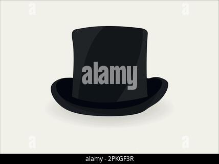 Vintage chapeau main dessin gravure style noir et blanc clipart isolé sur fond blanc Illustration de Vecteur