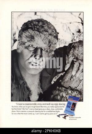 Vintage 'Playboy' novembre 1991 magazine pub, USA Banque D'Images