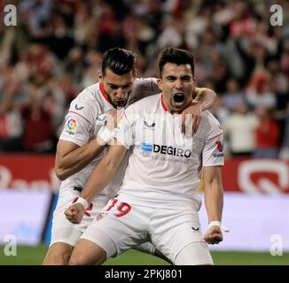 07/04/2023 JORNADA 28 LIGA SANTANDER ESTADIO SANCHEZ PIZJUAN SEVILLFC-RC CELTA DE VIGO.archsev Foto Manuel Gómez Banque D'Images