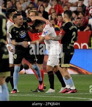 07/04/2023 JORNADA 28 LIGA SANTANDER ESTADIO SANCHEZ PIZJUAN SEVILLFC-RC CELTA DE VIGO.archsev Foto Manuel Gómez Banque D'Images