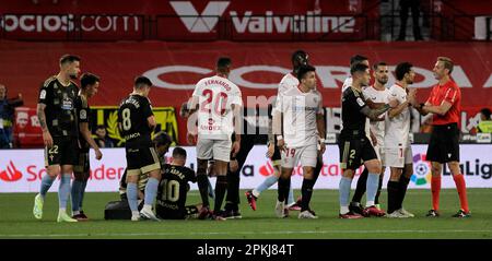 07/04/2023 JORNADA 28 LIGA SANTANDER ESTADIO SANCHEZ PIZJUAN SEVILLFC-RC CELTA DE VIGO.archsev Foto Manuel Gómez Banque D'Images