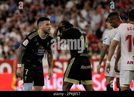 07/04/2023 JORNADA 28 LIGA SANTANDER ESTADIO SANCHEZ PIZJUAN SEVILLFC-RC CELTA DE VIGO.archsev Foto Manuel Gómez Banque D'Images