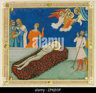 Le martyre de Saint-Laurent vers 1340 par Pacino di Bonaguida Banque D'Images