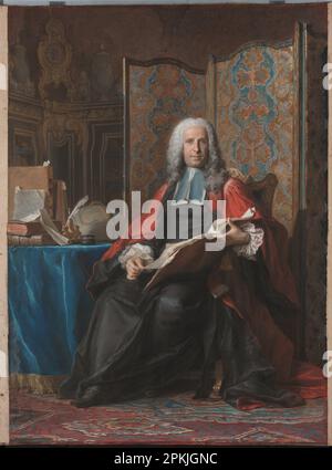 Portrait de Gabriel Bernard de Rieux 1739 - 1741 par Maurice Quentin de la Tour Banque D'Images