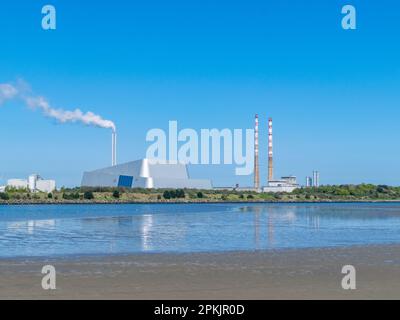 Sandymount Strand par un après-midi ensoleillé d'avril Banque D'Images