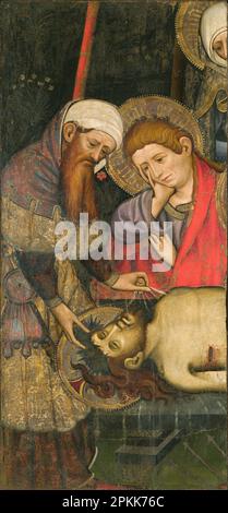 Pleurer le corps mort du Christ vers 1410-1420 par Joan Mates Banque D'Images