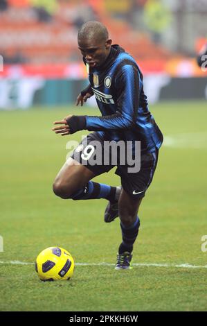 Milan, Italie, 30/11/2011 : Samuel ETO’o pendant le match Inter Palermo Banque D'Images