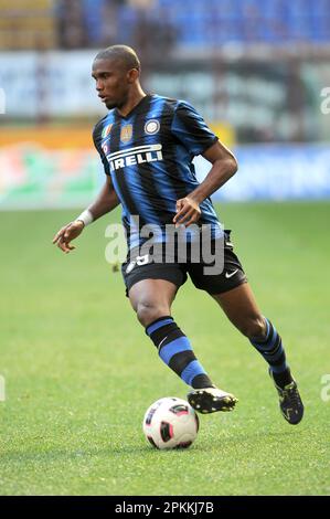 Milan, Italie, 20/03/2009 : Samuel ETO’o pendant le match Inter Lecce Banque D'Images