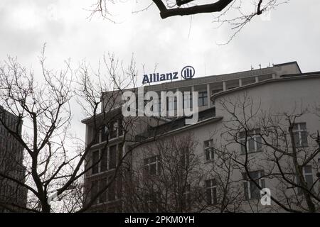 Berlin, Allemagne. 08th avril 2023. Allianz Building à Berlin sur 8 avril 2024. (Photo de Michael Kuenne/PRESSCOV/Sipa USA) crédit: SIPA USA/Alay Live News Banque D'Images